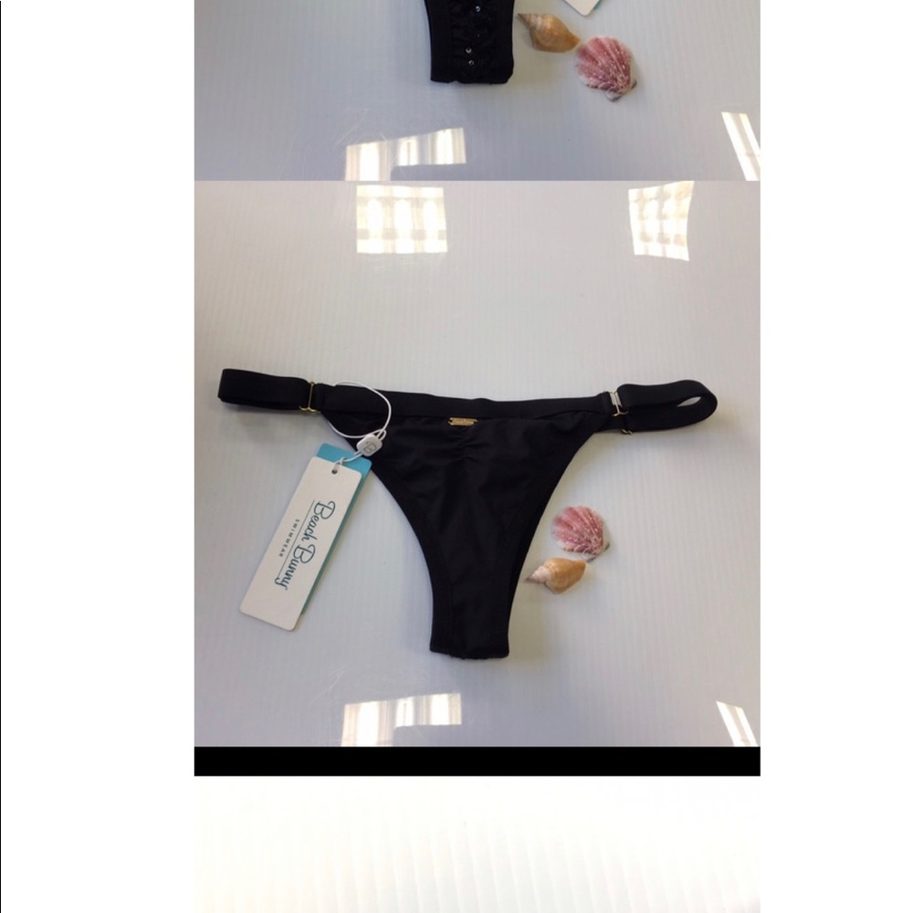 Black Beach Bunny Sequence Bikini - image 4